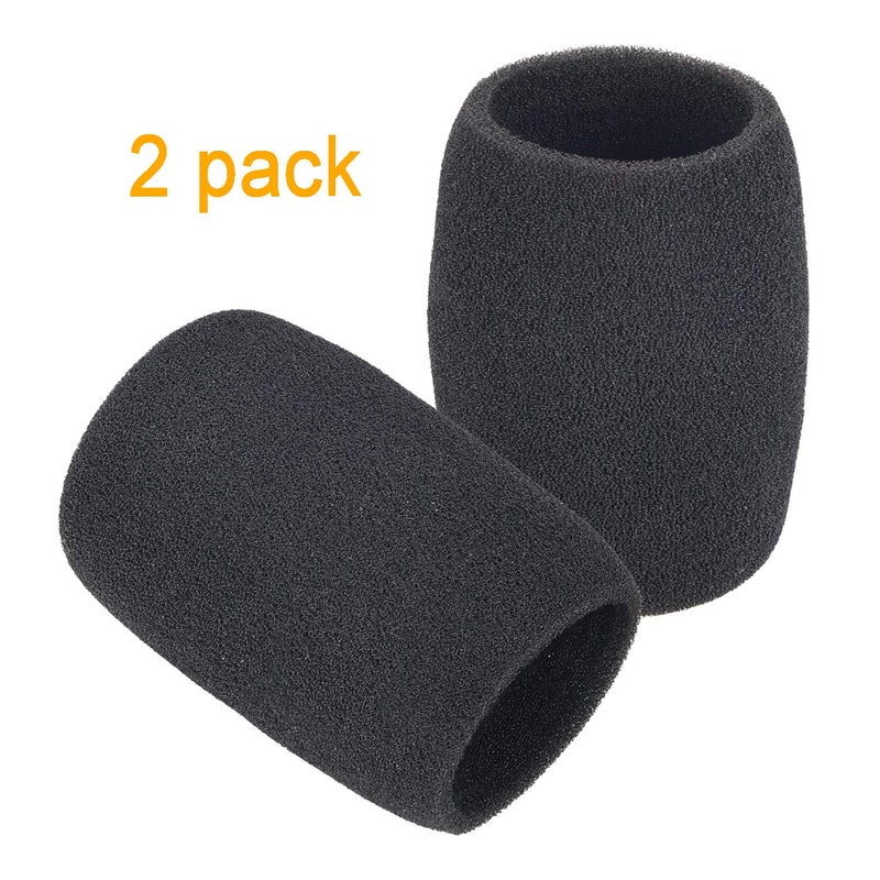 SUNMON A85WS Black Foam Windscreen Pop Filter fits for SM85, SM86, SM87Aï¼ŒBETA87A, and BETA87C by SUNMON (2Packs) - Image 3